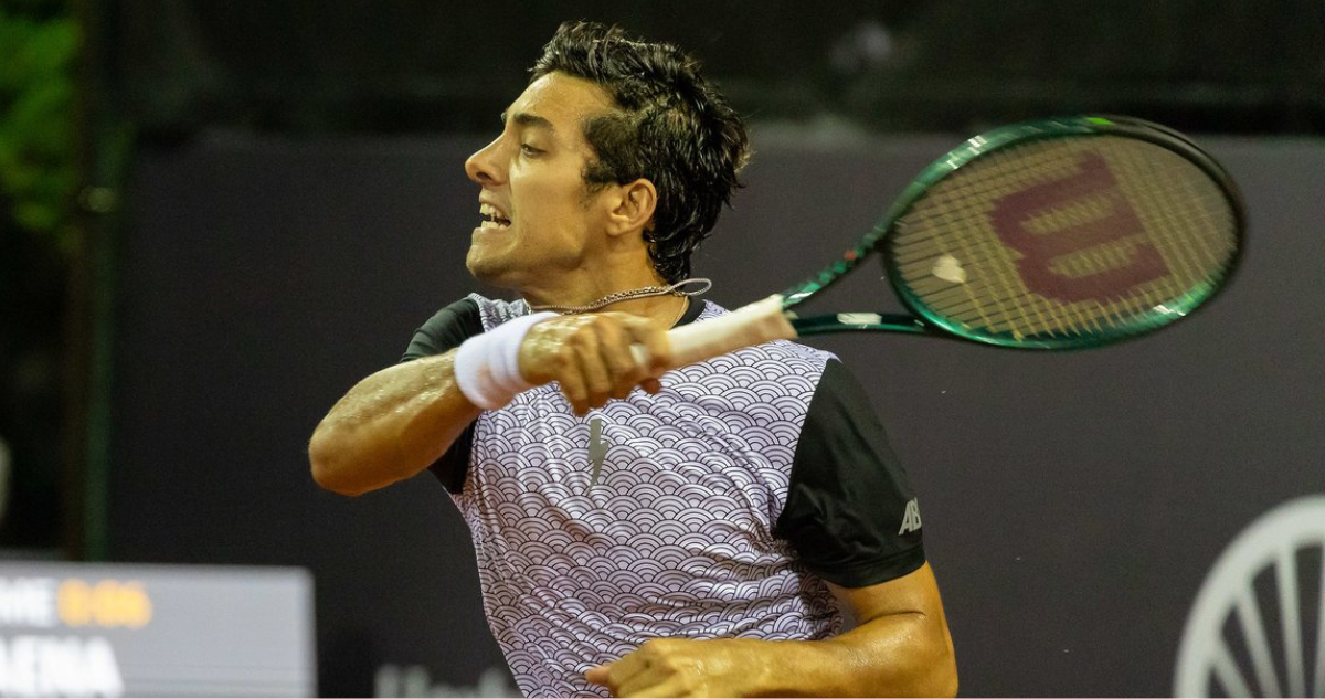 Cristian Garin logró una vital remontada para avanzar en el ATP de Río en Brasil.