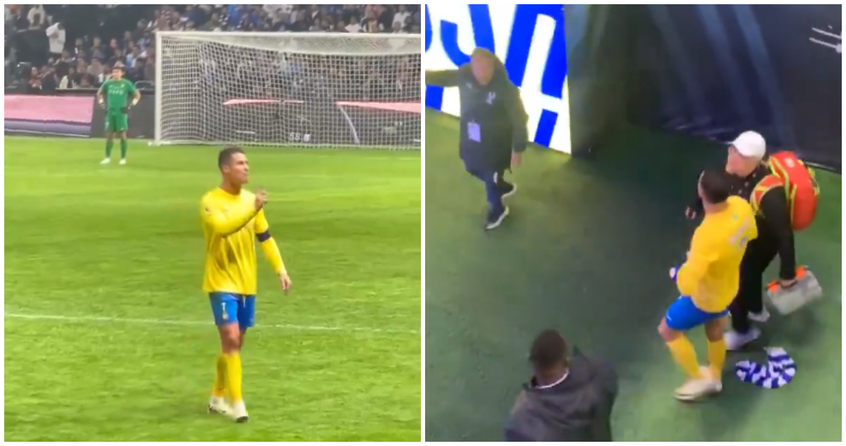 Cristiano Ronaldo furia Messi
