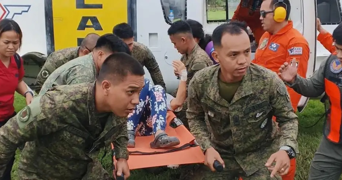 Persona herida tras deslizamiento de tierra en Filipinas