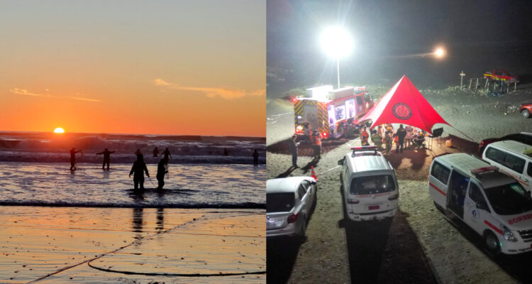 Despliegan masivo operativo de búsqueda de menor de 14 años perdido en el mar en La Araucanía