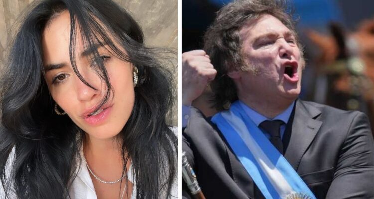 Lali Espósito y Javier Milei