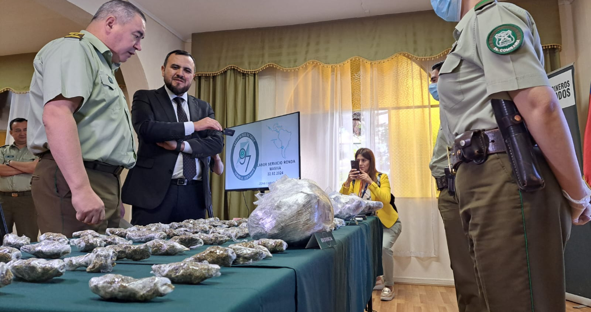 Temuco: detienen a dos extranjeros sin permiso para estar en Chile y que vendían drogas