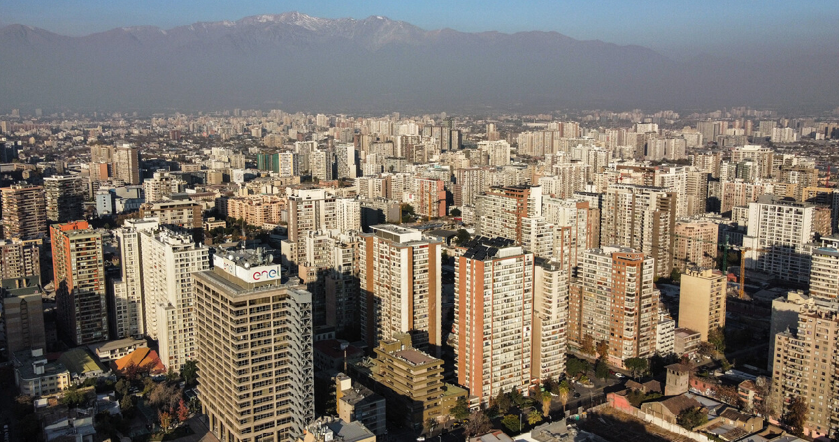Fotografía aérea de santiago
