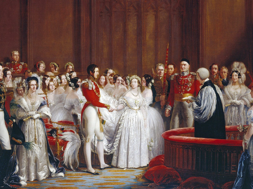 'El matrimonio de la reina Victoria', de George Hayter.
