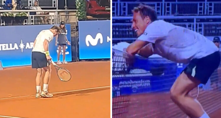 Roberto Carballés Baena se fue furioso del Chile Open.