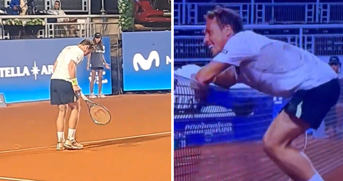 Roberto Carballés Baena se fue furioso del Chile Open.