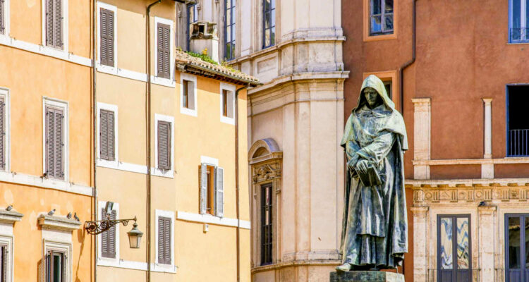 Estatua de Giordano Bruno en Roma