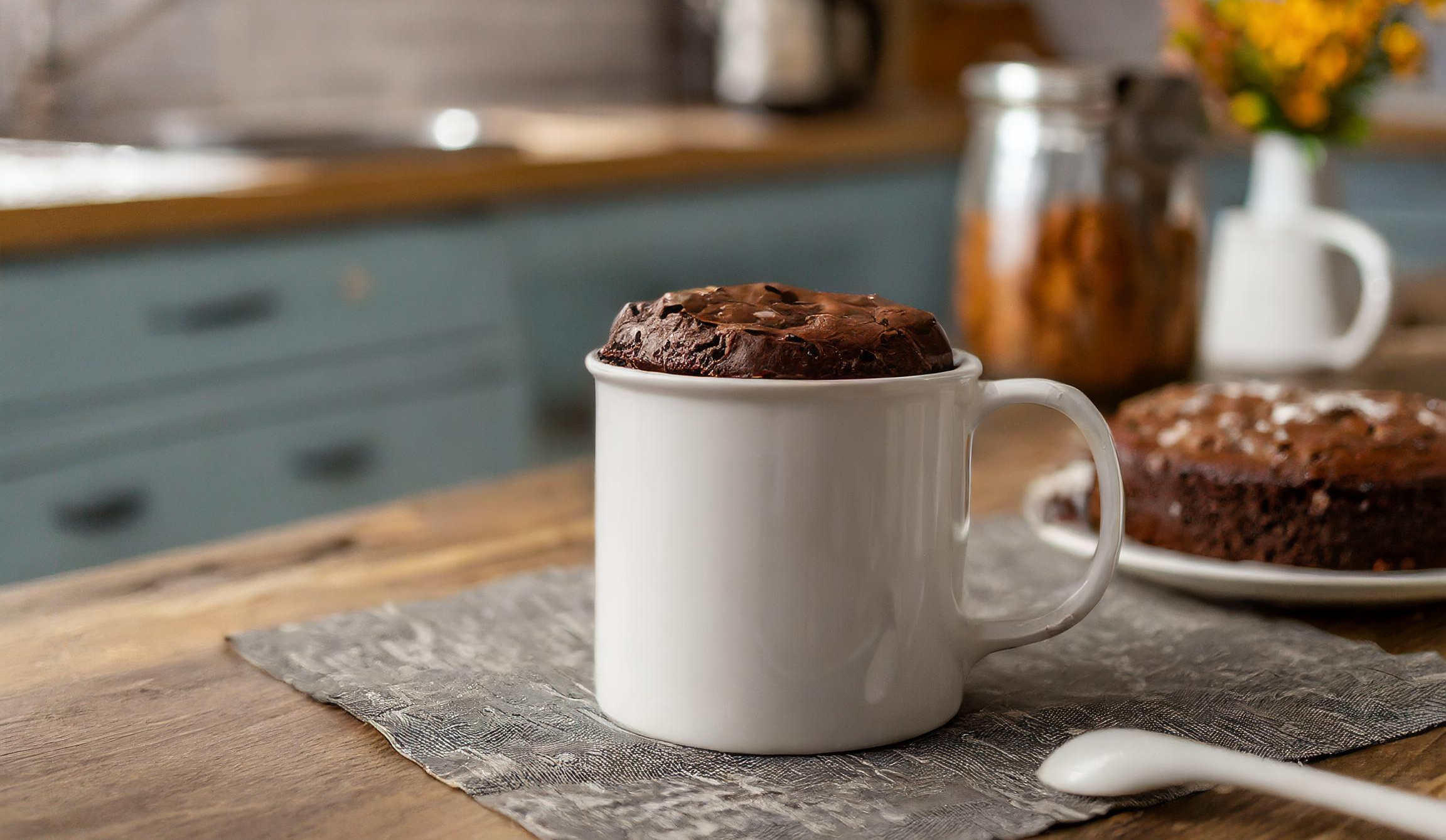Brownie en taza