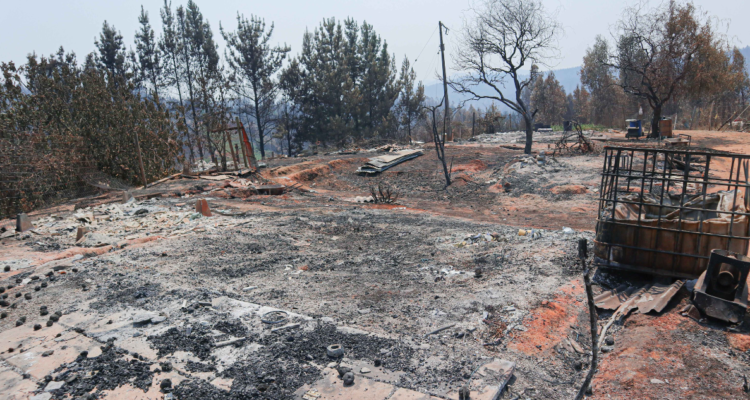 Incendio en Santa Juana por el cual se hará una formalización