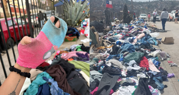 Incendios en Valparaíso: Vallejo revela que han desechado más de 6 toneladas de ropa en mal estado