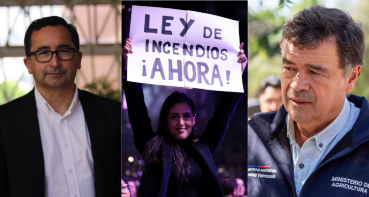 Félix González y letrero de Ripamonti: acusa trabas del ministro Valenzuela por ley de incendios