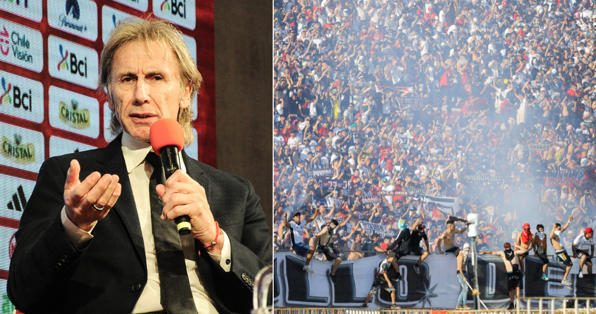 Ricardo Gareca respalda a hinchadas en el fútbol chileno.