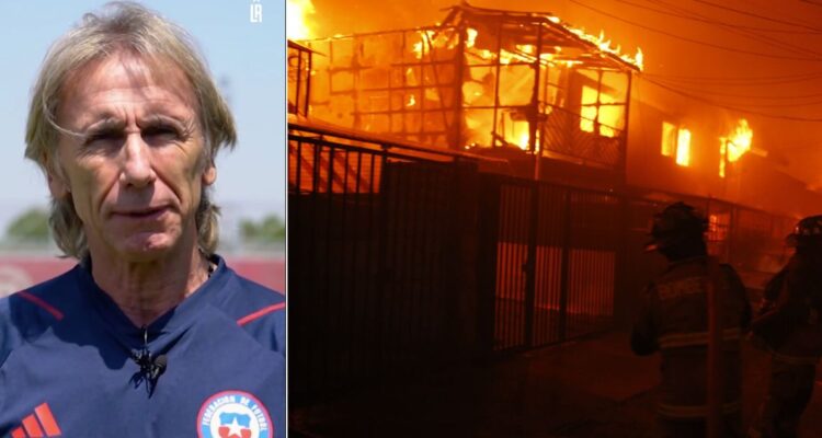 Ricardo Gareca envía emotivo mensaje a víctimas de incendios: “No queremos estar indiferentes”