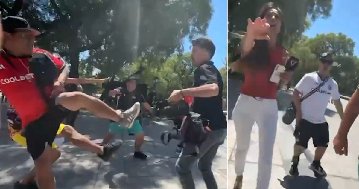 Periodistas argentinos relatan los momentos de terror tras ser agredidos por ‘hinchas’ de Colo Colo.