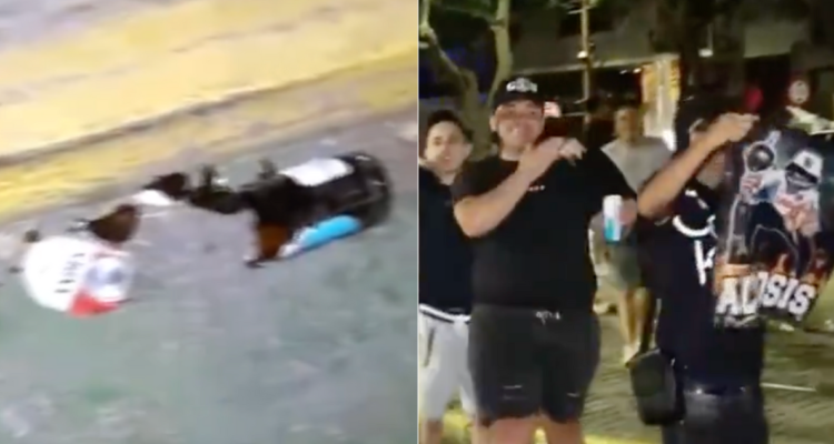 Hinchas de Colo Colo despiertan la indignación en Argentina tras arengazo para el duelo ante Godoy Cruz.