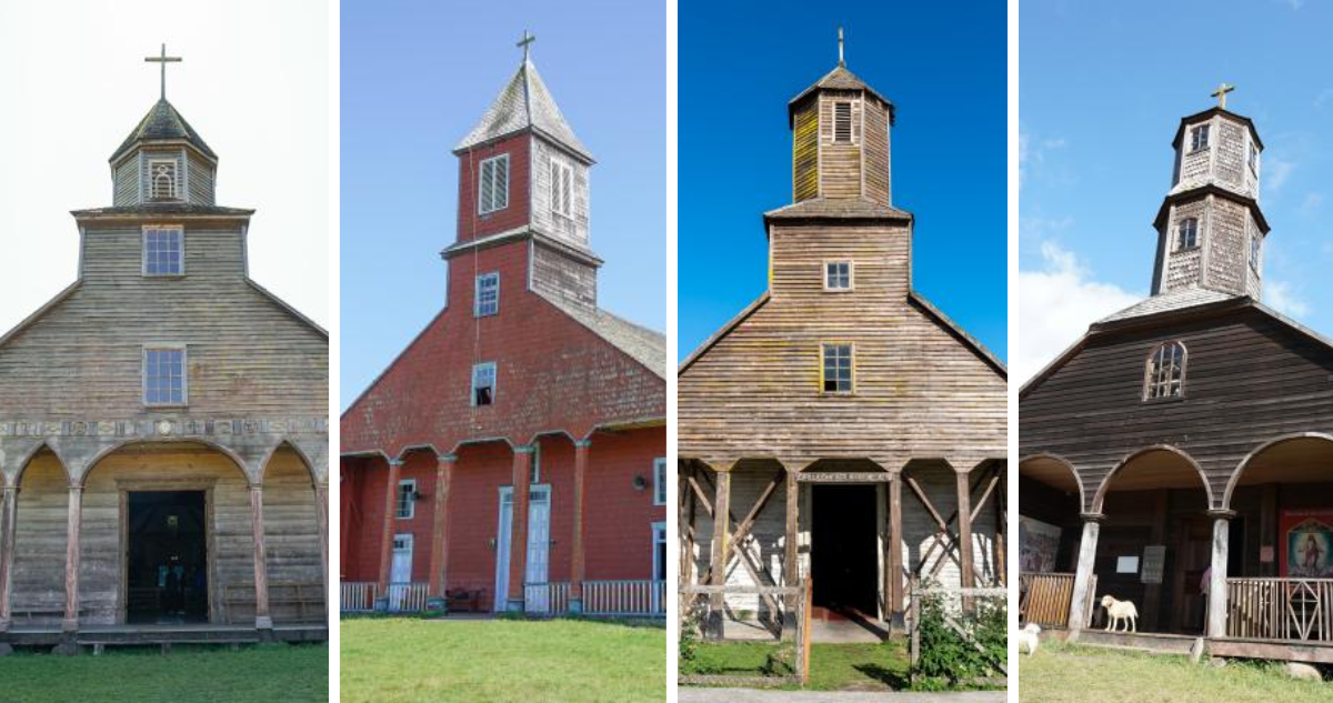 Autoridades de Chiloé piden apoyo para restaurar cuatro históricos y tradicionales templos de la zona