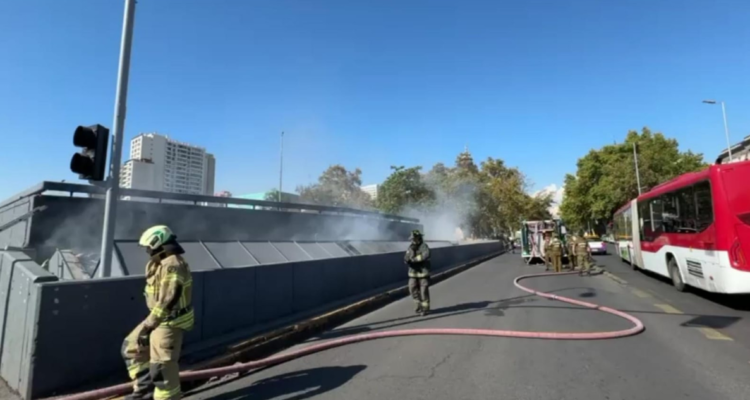 Incendio en estación Los Héroes del Metro