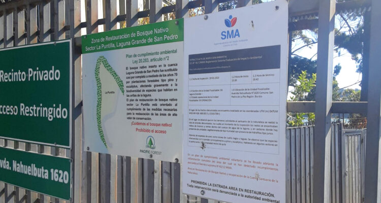 Investigan restricción de acceso con falso documento de la SMA a Laguna Grande de San Pedro de la Paz