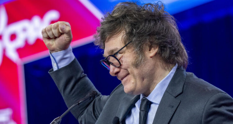 Presidente de Argentina, Javier Milei, en la Conservative Political Action Conference (CPAC) en Maryland