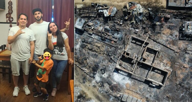 Johnny Herrera visita a familia afectada por incendios en Viña: le dio alegría a pequeño hincha azul