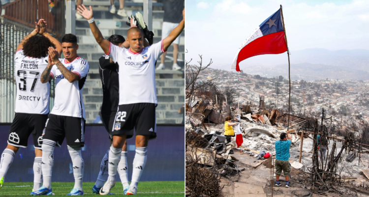Jugador de Colo Colo llega hasta Viña del Mar para ayudar a damnificados.