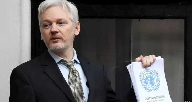 Imagen de archivo de Julian Assange