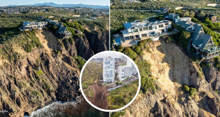 Mansiones al borde de acantilado en California