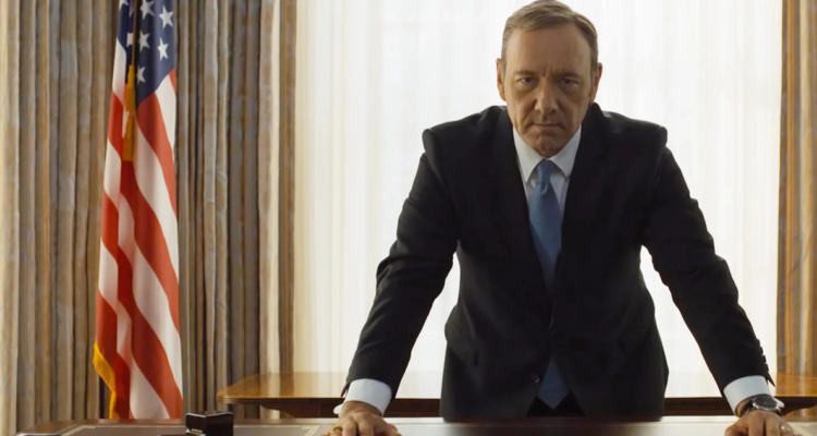 Kevin Spacey en House of Cards.