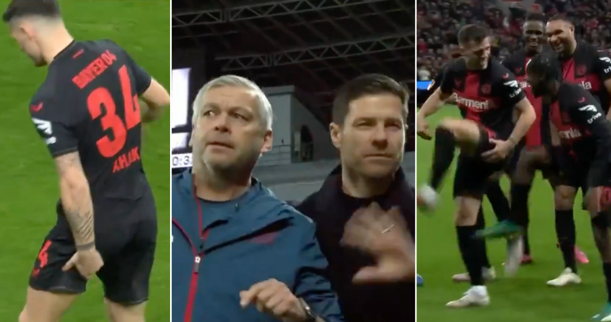 La insólita celebración que preocupó a Xabi Alonso en nueva victoria del Leverkusen.