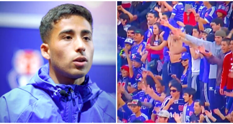 Lucas Assadi mensaje La U hinchas Estadio Nacional