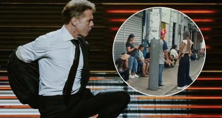 Fanáticos acampan por cuadras para ver a Luis Miguel en Lima Perú.