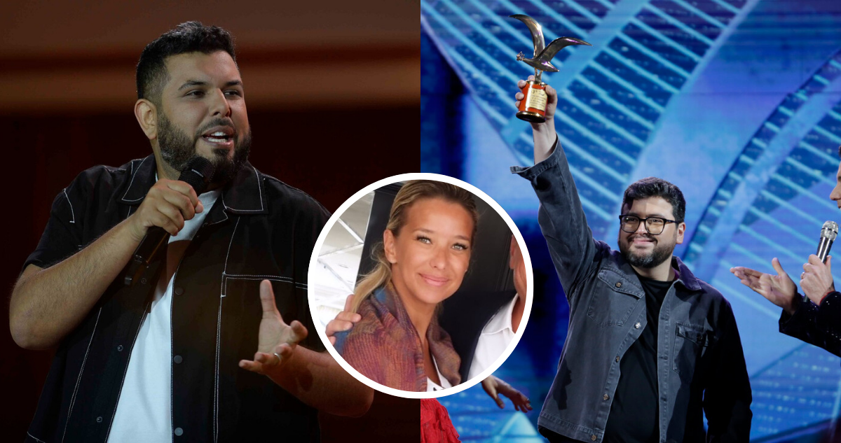 Marcelo ‘Coronel’ Valverde (izquierda), Luis Slimming en Festival de Viña (derecha) y Claudia Schmidt en referencia a críticas