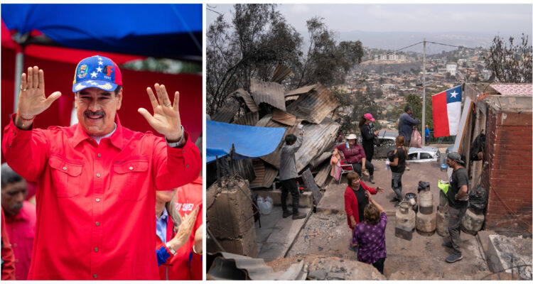 Nicolás Maduro solidariza con Chile por los incendios y ofrece ayuda de Venezuela