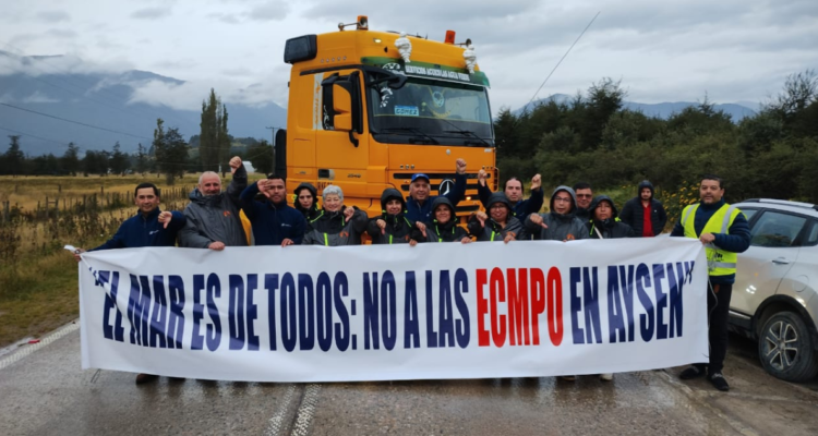 manifestaciones industria del salmón