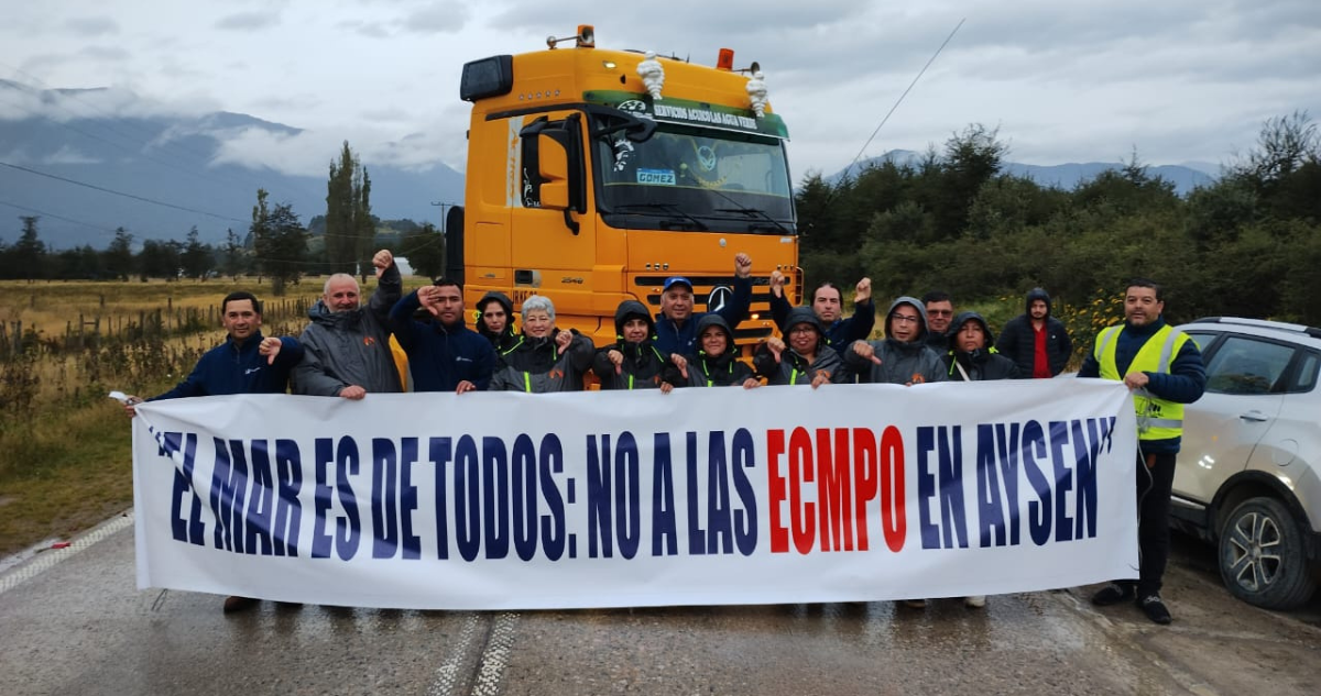 manifestaciones industria del salmón