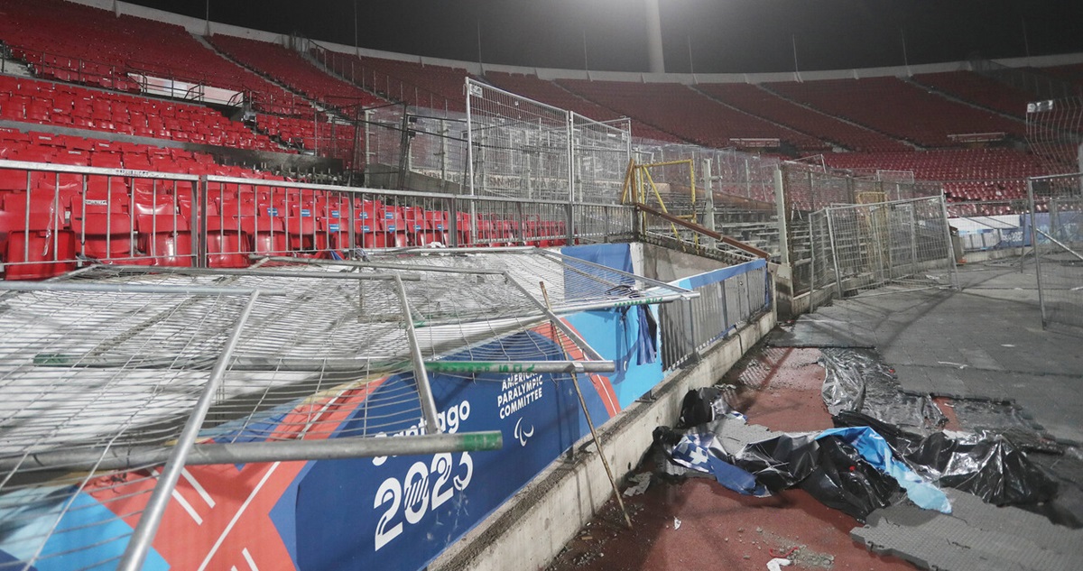 Estadio Nacional sufrió cuantiosos daños tras la Supercopa.