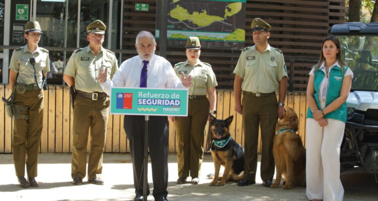 Delitos en Parquemet habrían disminuido un 90%: ministro Montes destacó despliegue policial permanente