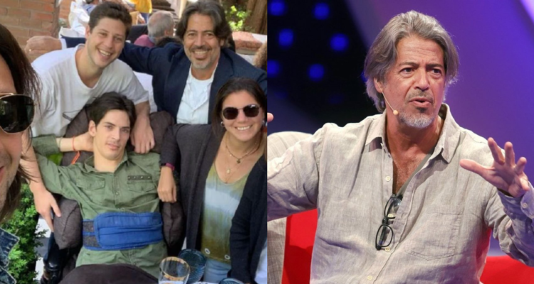 Miguelo junto a su hijo Sebastián Esbir