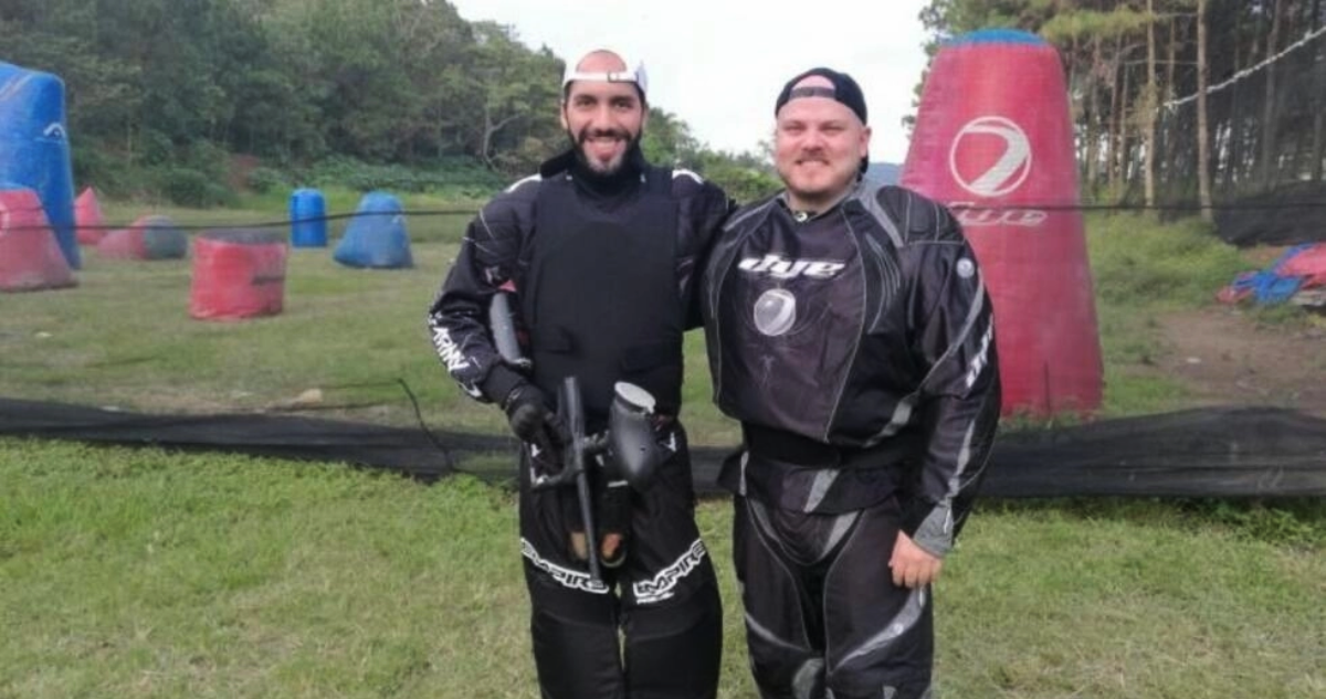 Nayib Bukele (izquierda) y Alejandro Muyshondt (derecha).