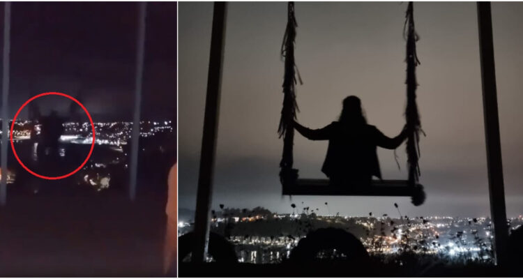 Mujer cae a quebrada en el recién inaugurado “Columpio de los deseos” de Lota