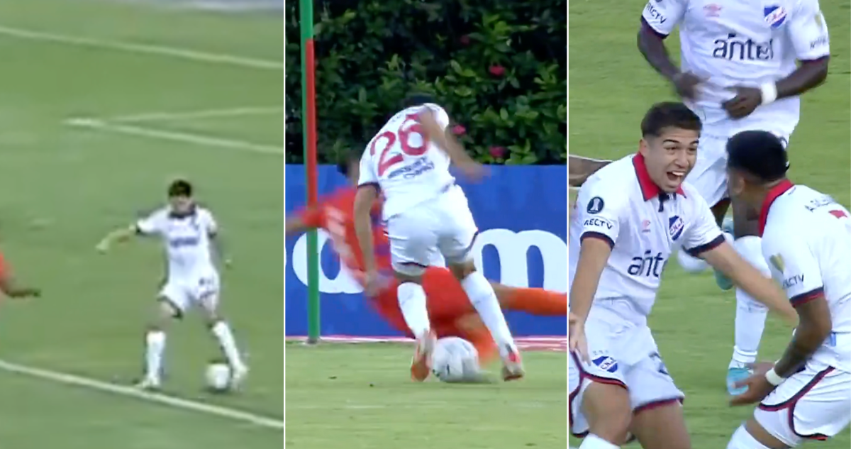 El golazo colectivo de Nacional para la victoria ante Puerto Cabello en Copa Libertadores.