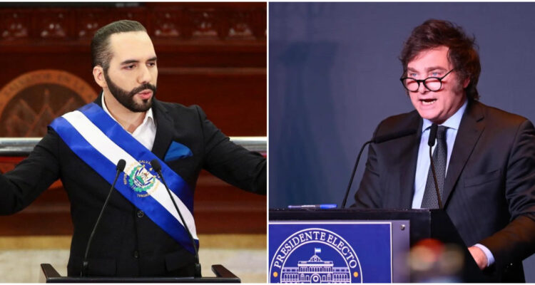 Nayib Bukele ofrece colaboración a Javier Milei para luchar contra el narcotráfico y la delincuencia