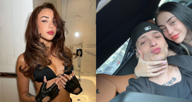 Nicki Nicole junto a Peso Pluma en referencia al fin de su relación