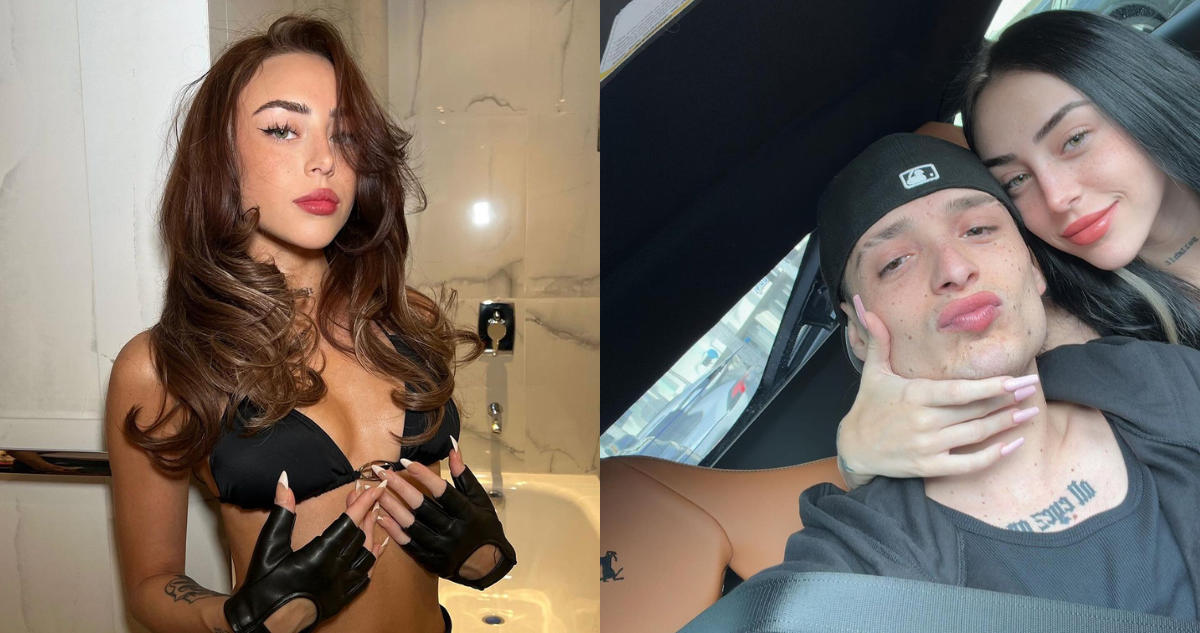 Nicki Nicole junto a Peso Pluma en referencia al fin de su relación