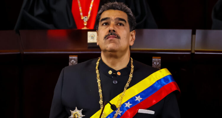 El presidente de Venezuela, Nicolás Maduro asiste al inicio del año judicial en la sede del Tribunal Supremo de Justicia, en Caracas (Venezuela), el 31 de enero de 2024
