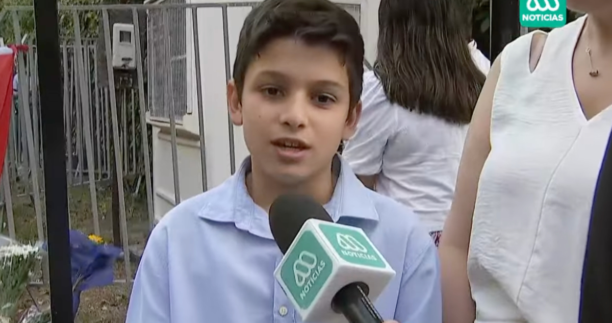 Niño de 13 años sorprendió con profunda reflexión tras la muerte de Piñera: “Hay que mostrar respeto”