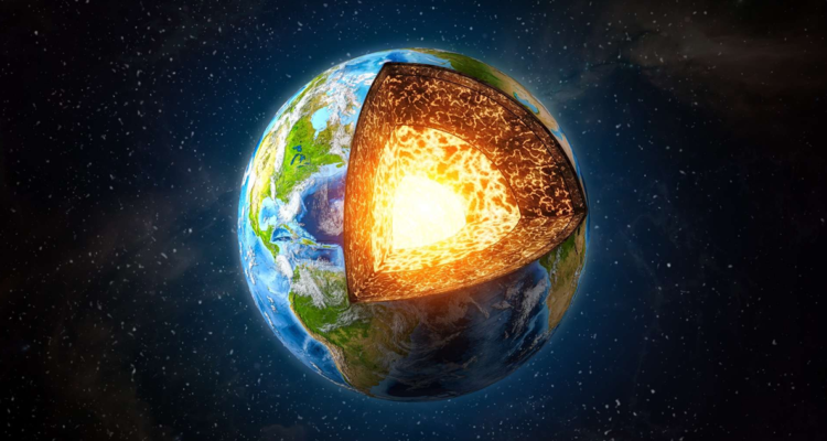 ¿Cómo podríamos ir al núcleo terrestre y ver lo que hay ahí dentro? Quizás bajando por un volcán, como en Viaje al Centro de la Tierra.