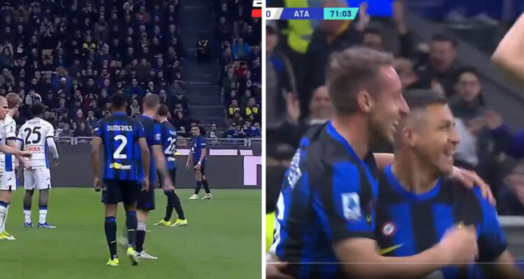 Alexis Sánchez dio otra asistencia para el Inter.