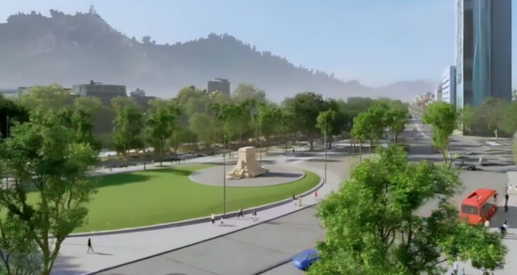 Inicia proyecto de conservación del Eje Alameda: este semestre se eliminará rotonda de plaza Italia