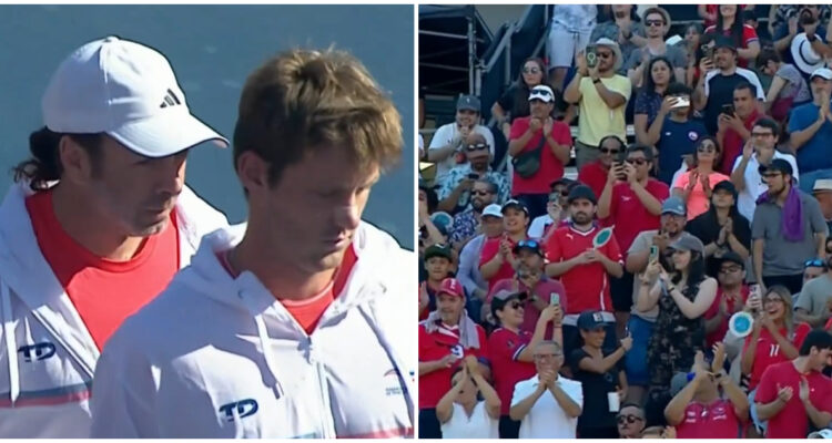 La gran ovación a Chile frente a Perú en Copa Davis.